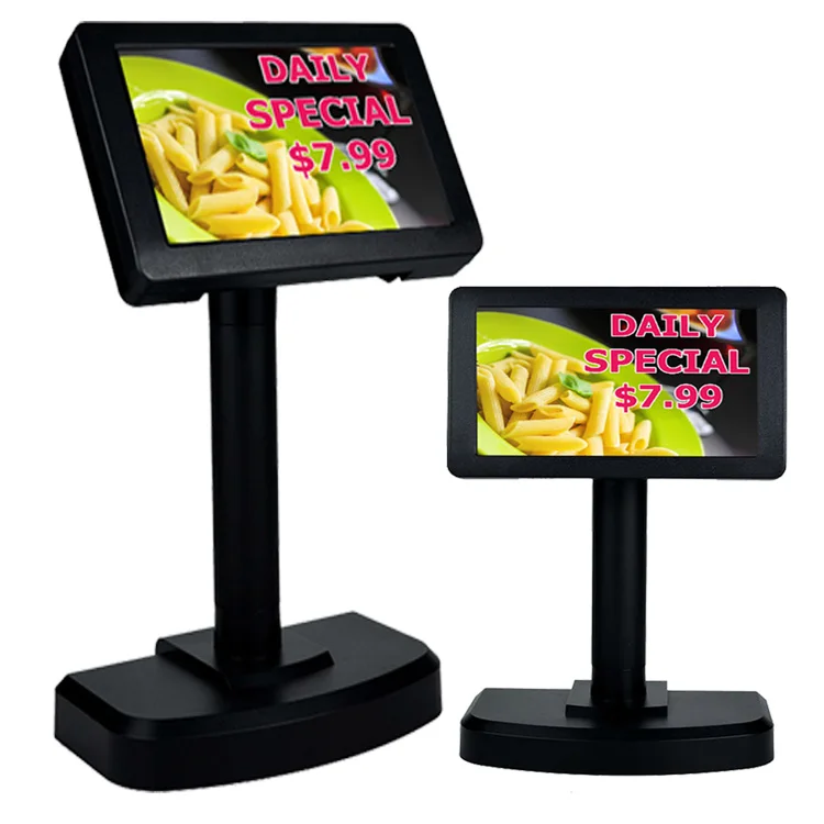  TFT дисплей клиента для PD7000 точки продажи pos VFD allin one system