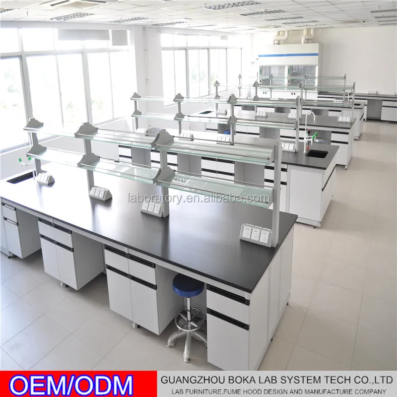 Lab Steel Wood Science Laboratory Furniture Customized Design Lab Table