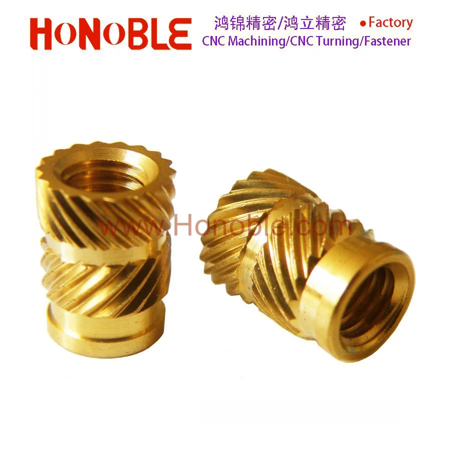 SL-B-M2/SL-B-M3/SL-B-M4/SL-B-M5 brass insert nuts
