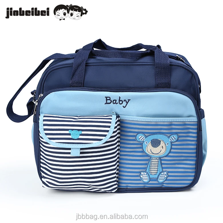 Factory direct price stylish design hanging mummy baby diaper bag 2018