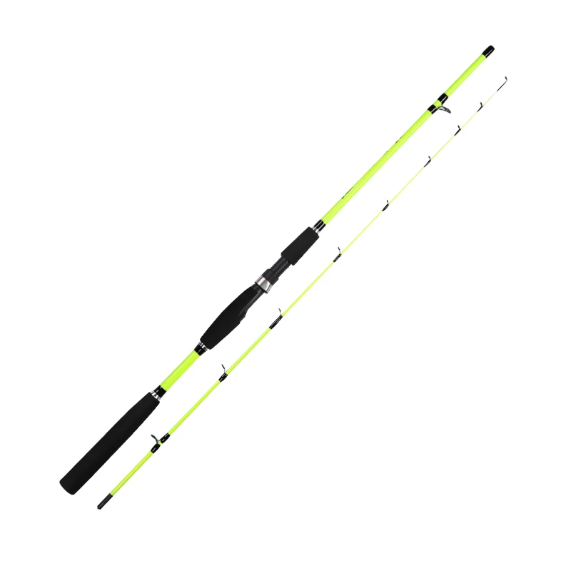 FISHGANG OEM lure fishing rod 1.6 m 1.8 m 2.1 m 2.4 m soft fiber glass casting and spinning fishing rods soft tip rod