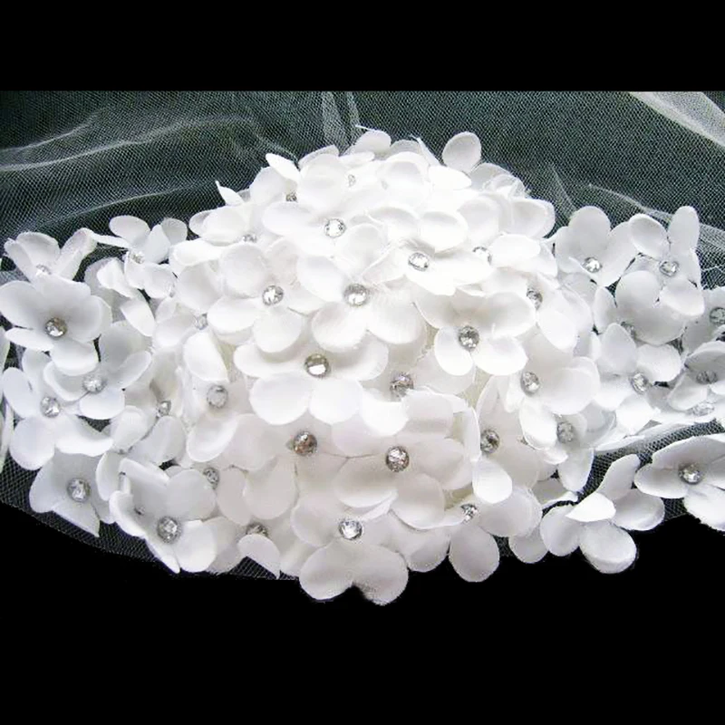 
Bridal Accessories Hot Sell Luxury Elegant Appliqued Lace Bridal Veils Bridal headdress Wedding Veils 