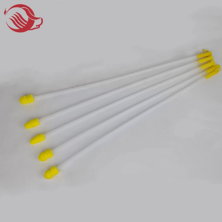 Pig artificial insemination semen catheter with foam tip
