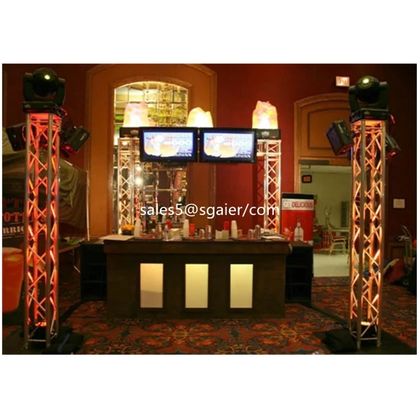 6.65FT DJ для крепежа осветительных приборов Тотем Поворотная голова светового оборудования ферменной конструкции