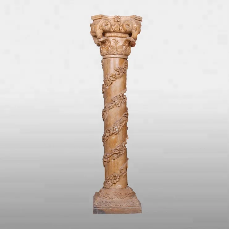 Outdoor decorative building roman gate round pillar design