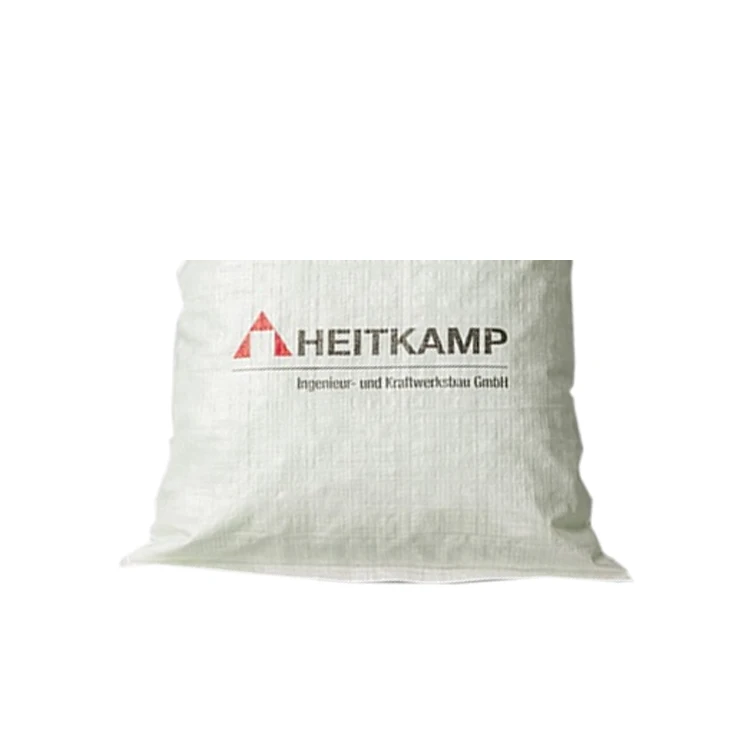 China factory direct supply white color black color 50kg sand bag, flood sandbag, sandbag