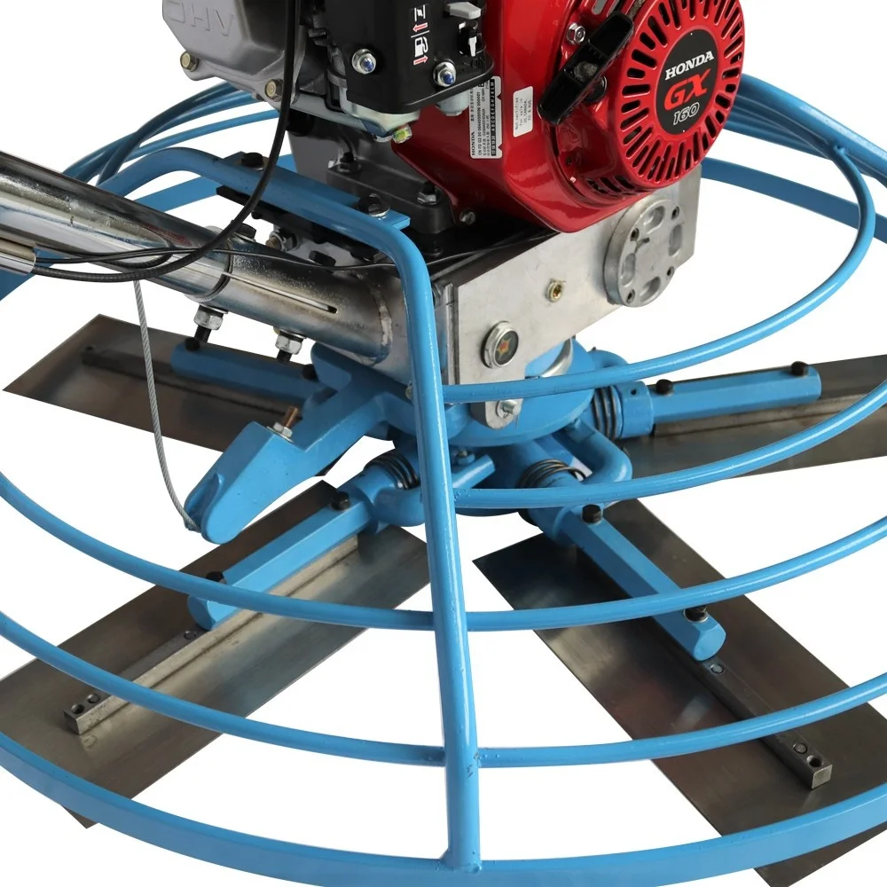 Easy operation walk-behind  concrete power trowel with height adjustable handle