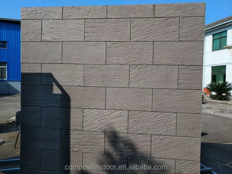 
3mm thick 4-5Kgs per sqm light flexible exterior wall tile 