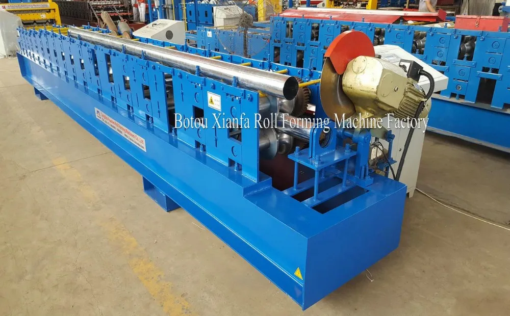 roof rain steel iron downpipe roll forming machine downspout