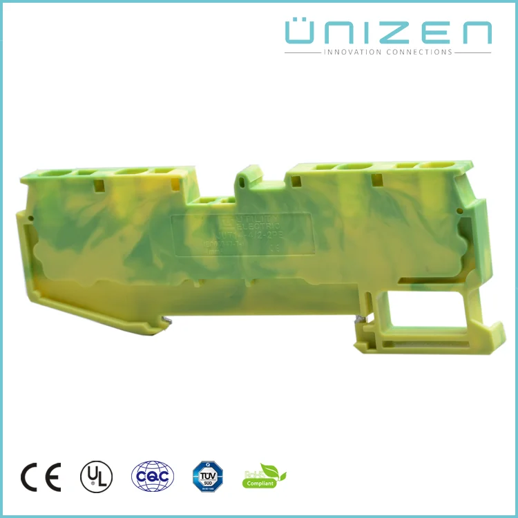 UNIZEN Китай 2016 Новые Продукты Push Провода Подключить Разъемы Клеммный Блок 4x4mm2