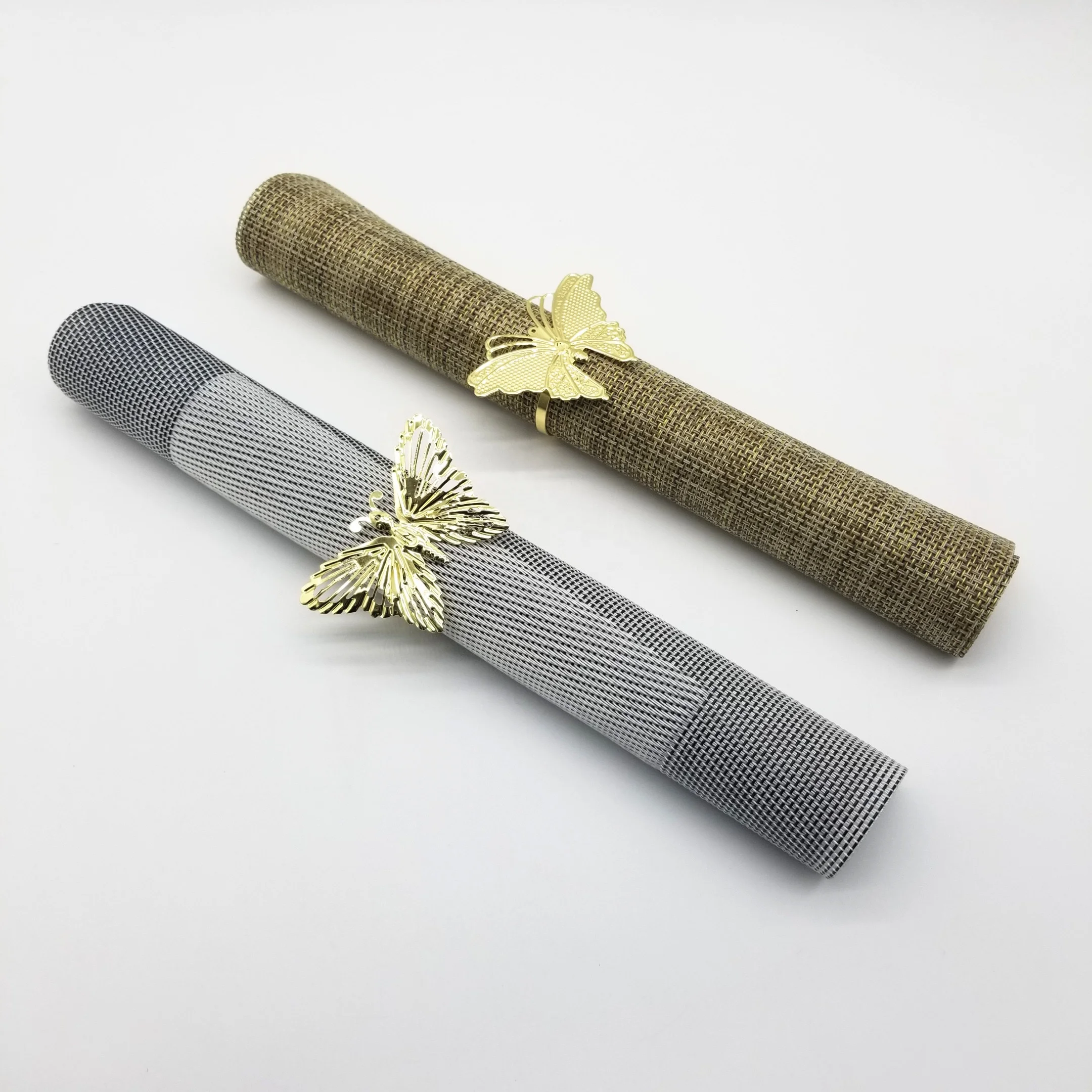 HS- Factory Direct Table Butterfly Wedding Napkin Ring for for Christmas, Holidays, Dinners, Parties