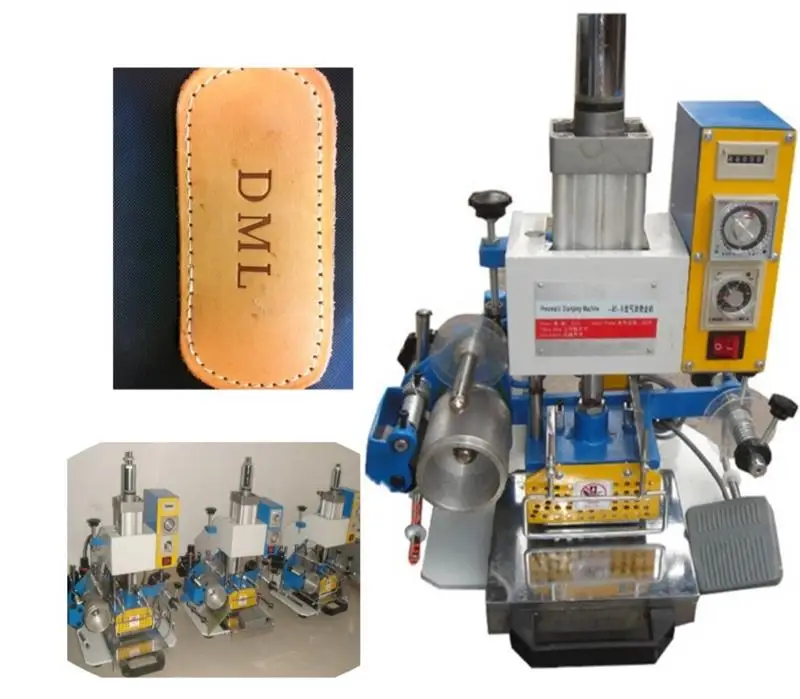 Desktop heat press machine Pneumatic hot stamping Machine  for small business at home