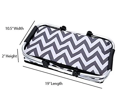 2017 Hot sale outdoors insulated picnic basket set,food thermometer,picnic mat accessory