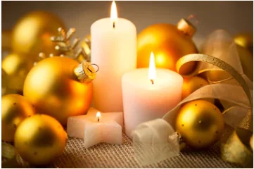 Современный декор, печать на заказ, холст, Рождественская свеча, светодиодная подсветка, Настенная картина для гостиной