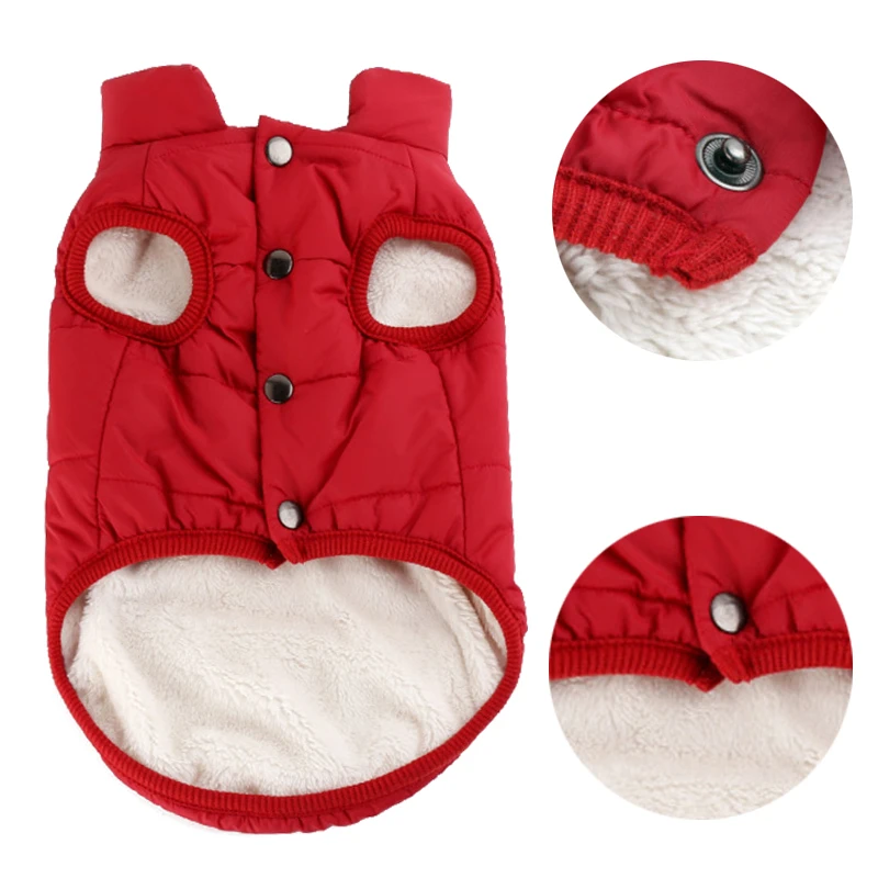 Dog & puppy clothes, Winter Warm Wholesale Pet Clothes Vest Jacket For Small Medium Large Dogs