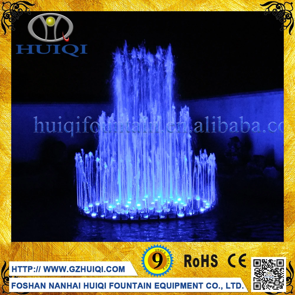 
Magic Floating Outdoor Square Garden Color Changing Led Light Music Dancing Water Fountains 