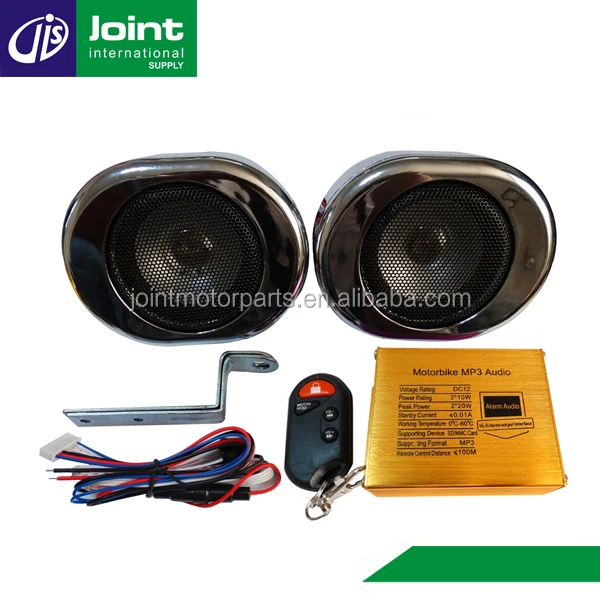 Hot Selling Motorcycle MP3 FM Radio SD Audio Anti-theft Mp3 Alarm System