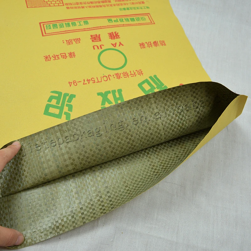 
Kraft paper plastic compound cement packaging bag for mortar,tile adhesive 