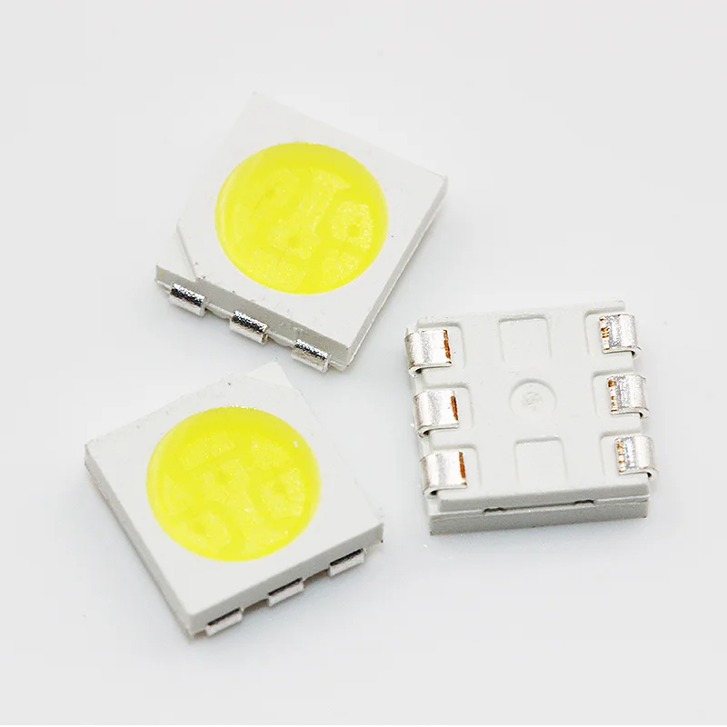 SMD5050 белый 6000K низкая цена 3 чипа высокие Люмены 22-24 лм smd5050 СВЕТОДИОД smd 60 мА