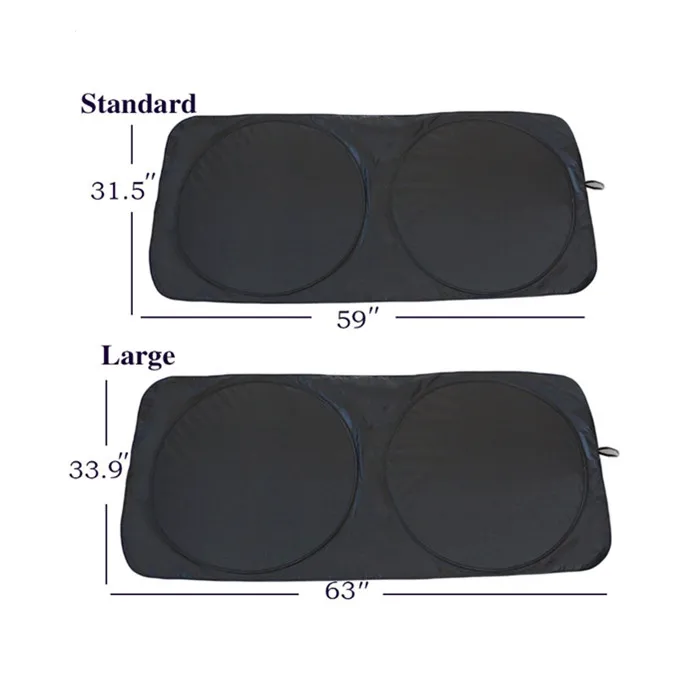 
Windshield Sun Shade Universal Fit Sunshades For Car SUV Truck 210T Nylon Front Windshield Window 
