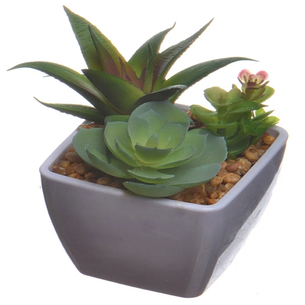 
lifelike artificial succulent plant mini succulents for decorations 