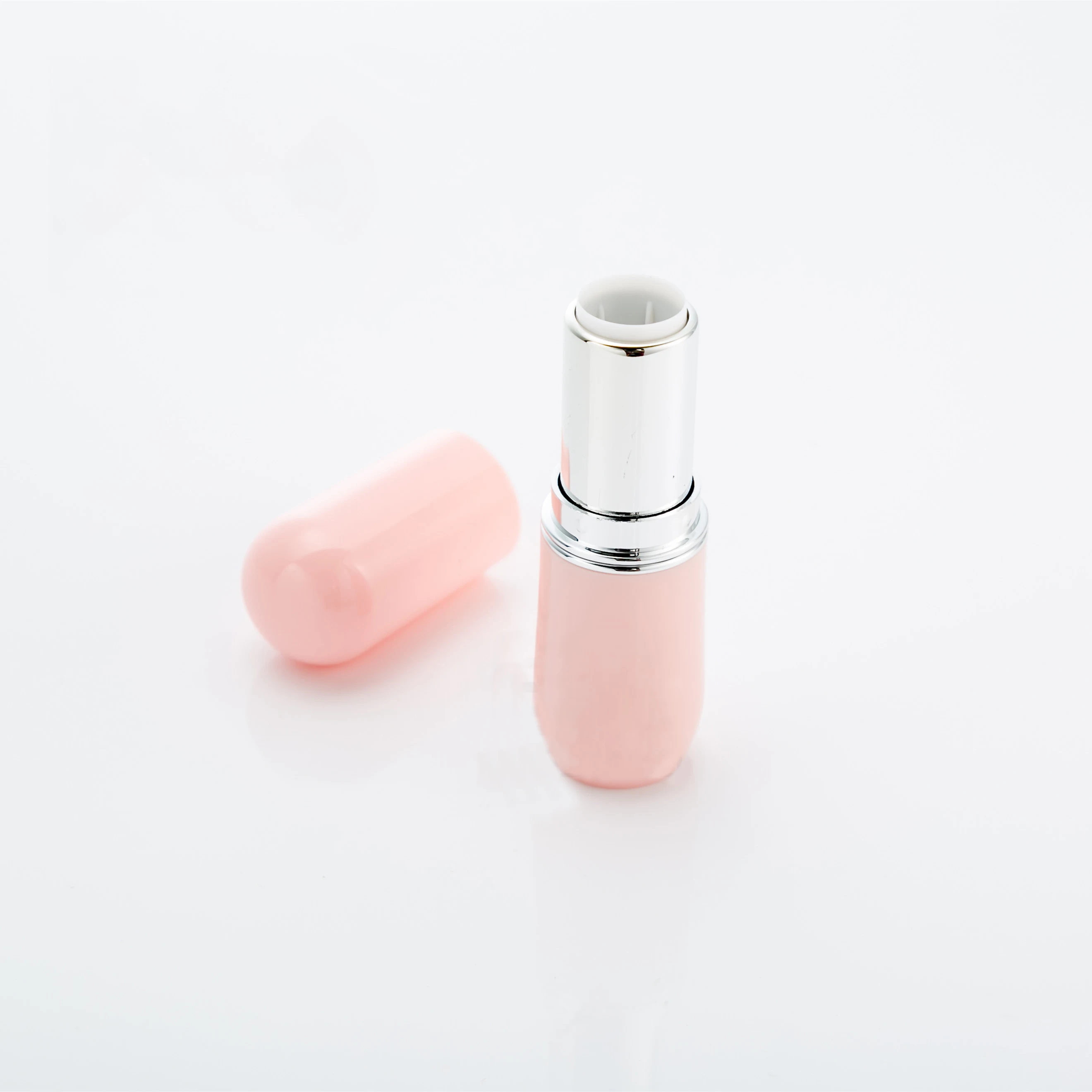 Round plastic  lipstick tube,  black lipstick tube packing container