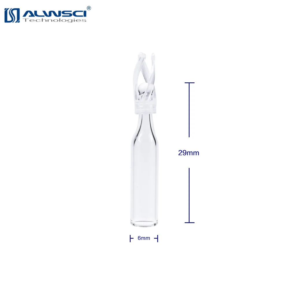 ALWSCI 200microlitre Glass Micro vial Insert for HPLC Autosampler 9-425 vials