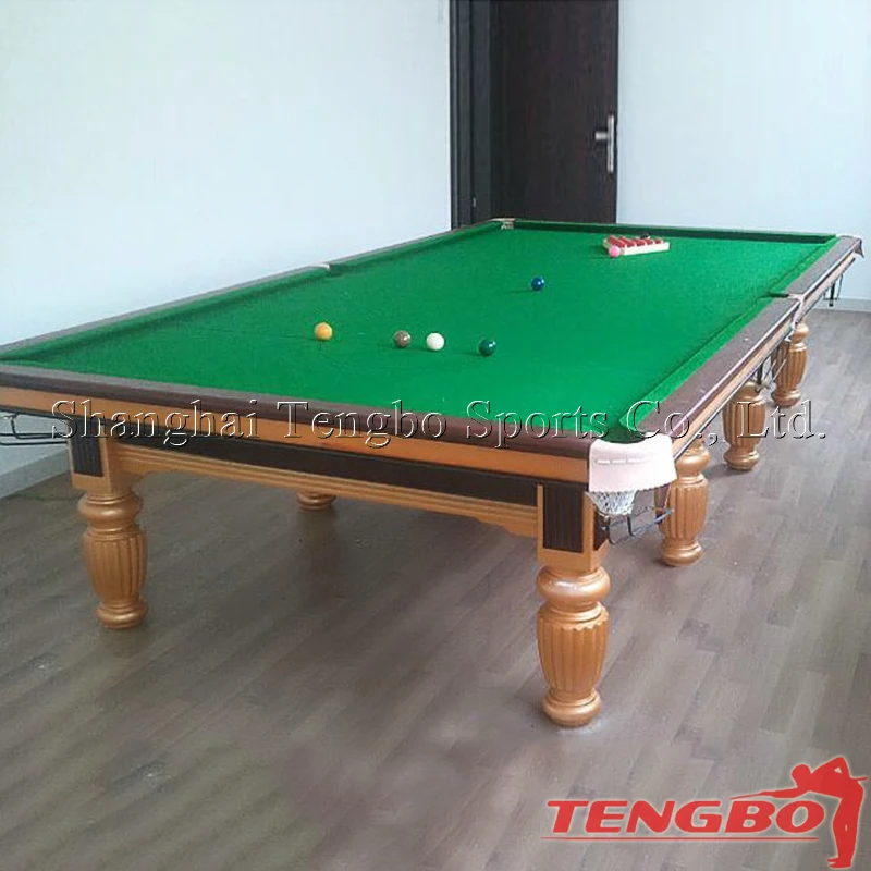 High quality 12ft snooker table billiard tables with steel cushion