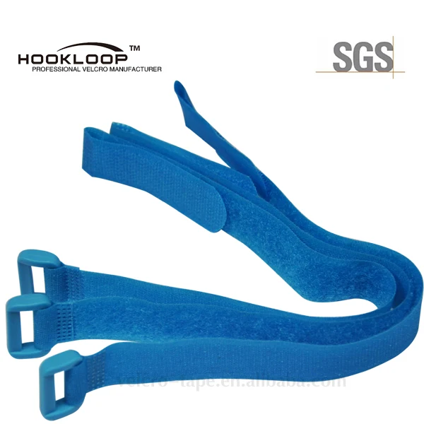 Adjustable Luggage belt Colors hook and loop Strap webbing with Buckle