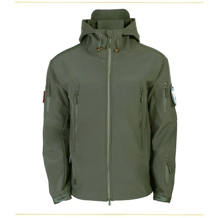 Мужская зимняя теплая обувь для пеших прогулок одежда флисовая куртка