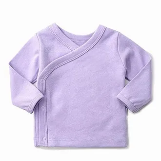 
Baby Girl Clothes 3-Pack Side-Snap Long-Sleeve Shirt 