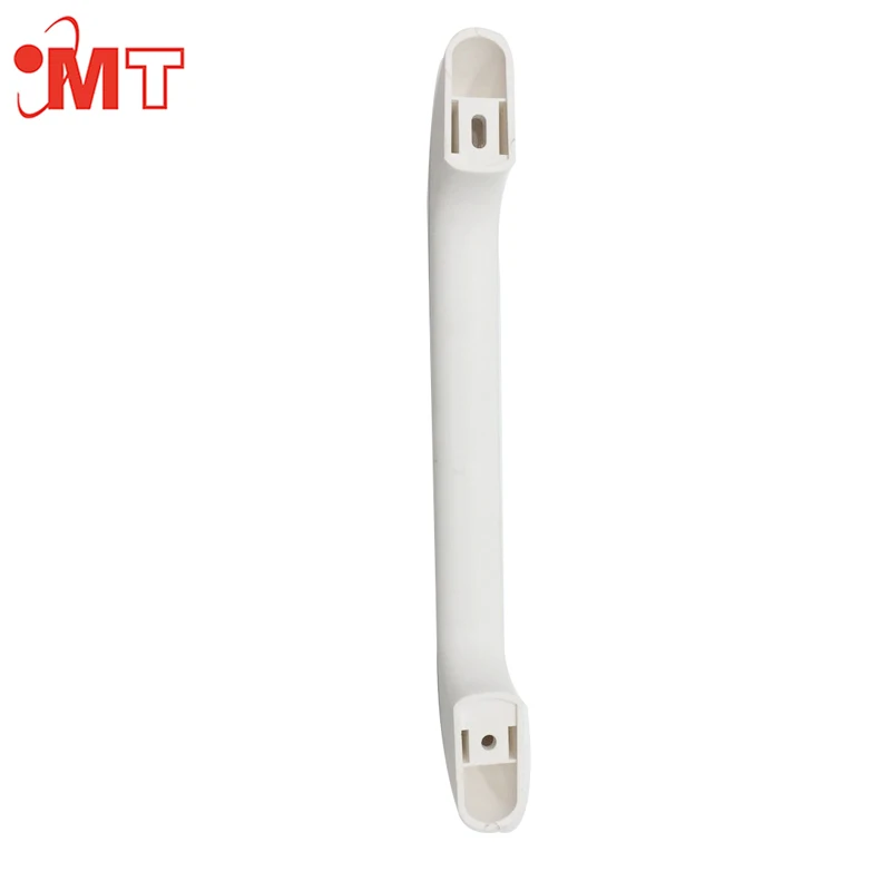 The refrigerator handle is made of plastic