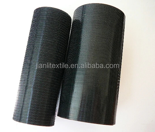 Soft and thin garment injection hook Clear plastic hook and loop