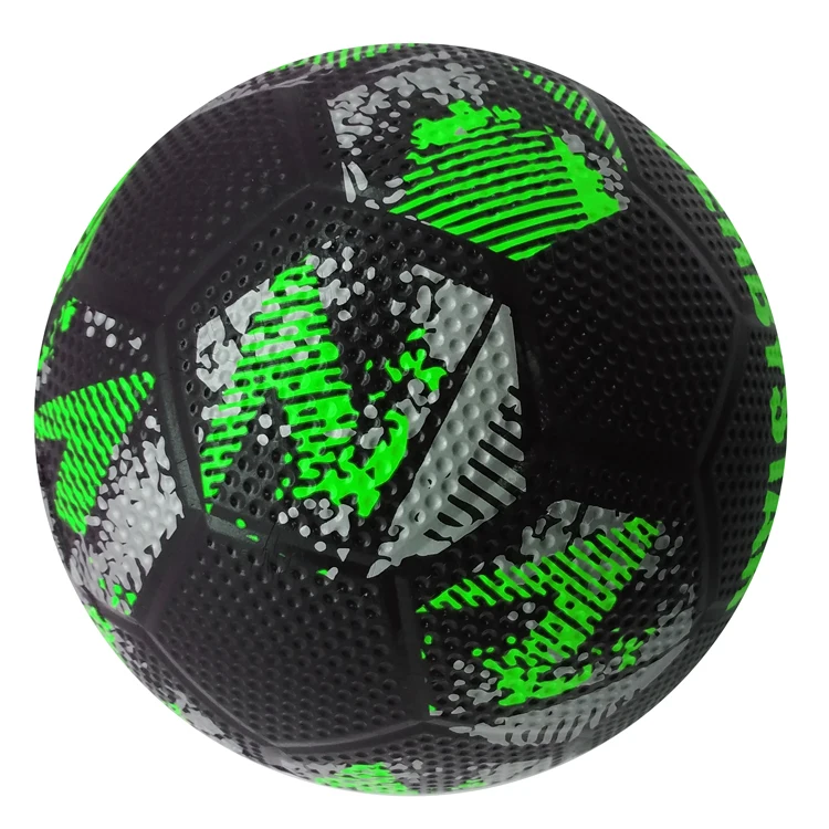 Outdoor Sports Golf Surface Futebol Neon Color Soccer Ball Futsal Ball Rubber