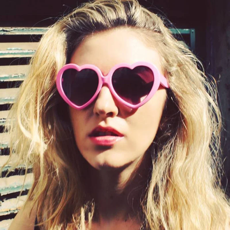 2019 fashion custom heart shaped love heart sunglasses sun glasses in bulk