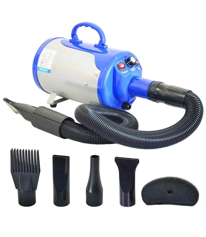
2800W Professional Dog and Cat Grooming Pet Hair Dryer with Adjustable Speed and Heating 