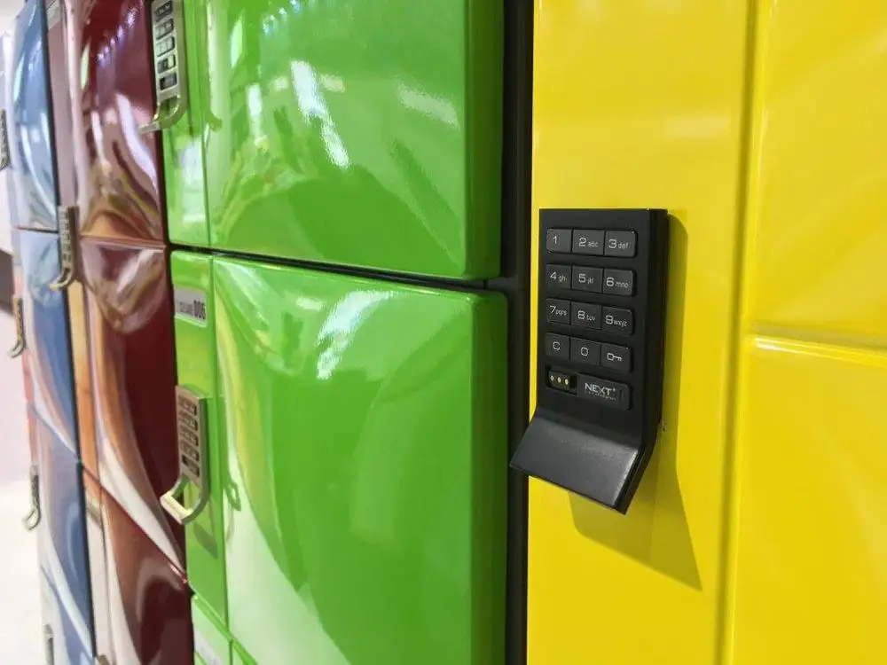 New arrival coin operated outdoors metal lockers cabinet