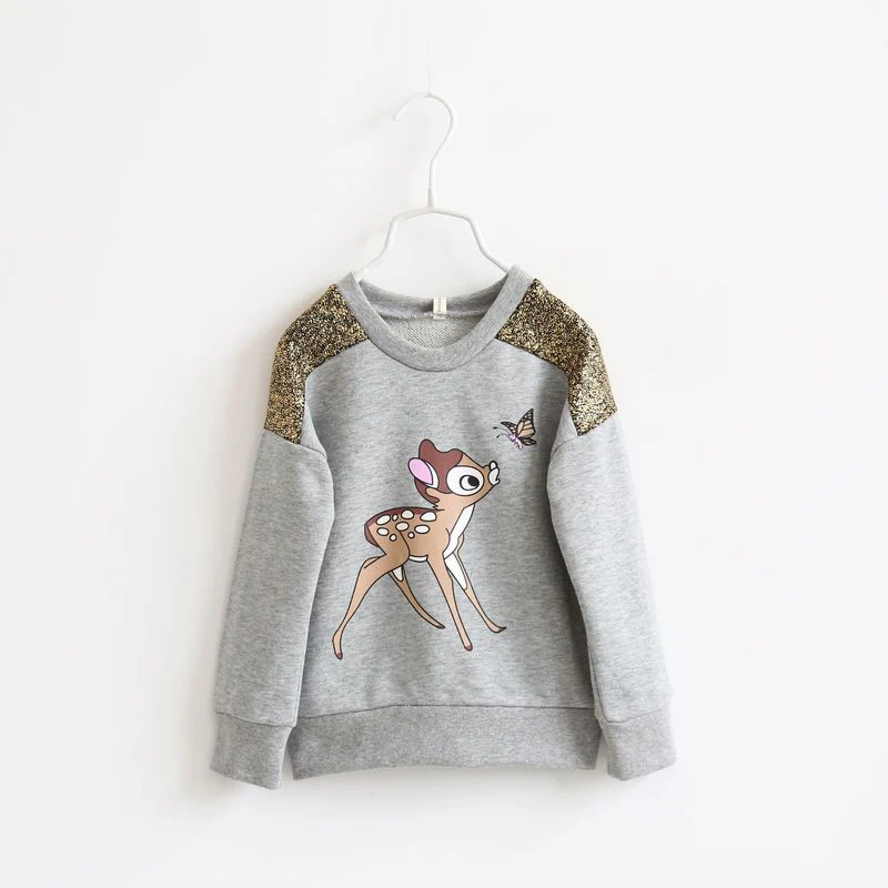 NEW free shipping girls kids tops tees children s clothing cartoon long sleeve sweater