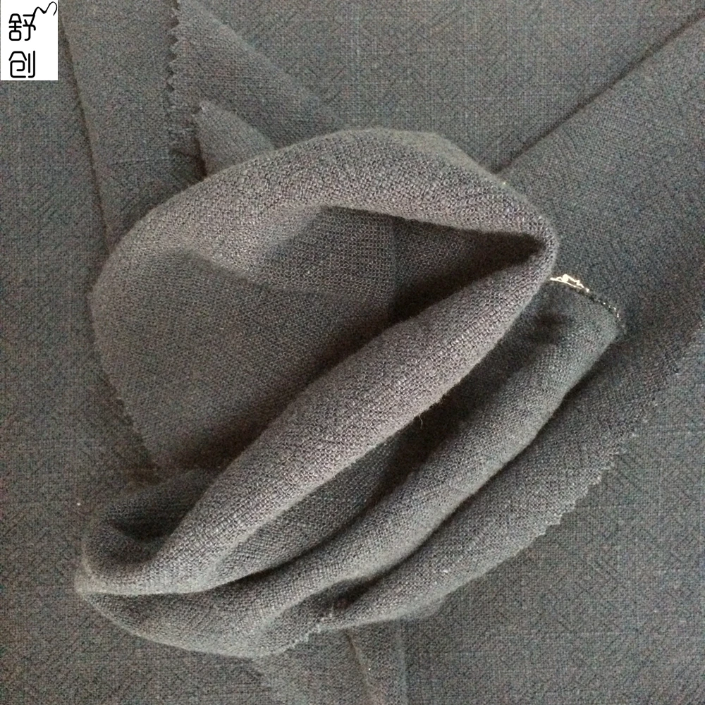 Heavy linen viscose blend fabric for man business suit