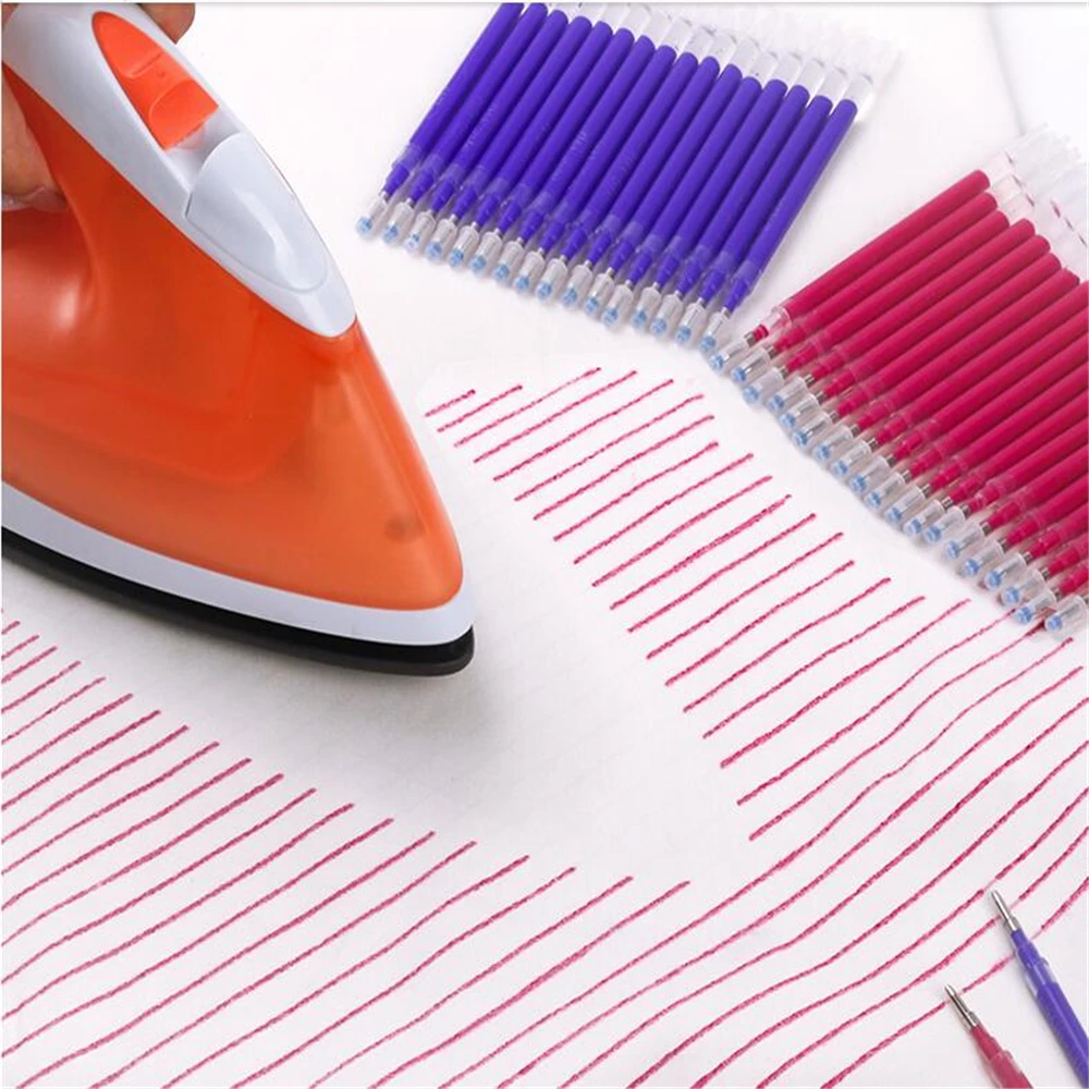 White/black/red/blue Embroidery Heating Erasable pens Fade Refill,DIY Stitch Mark Painting Fade Pen Refill