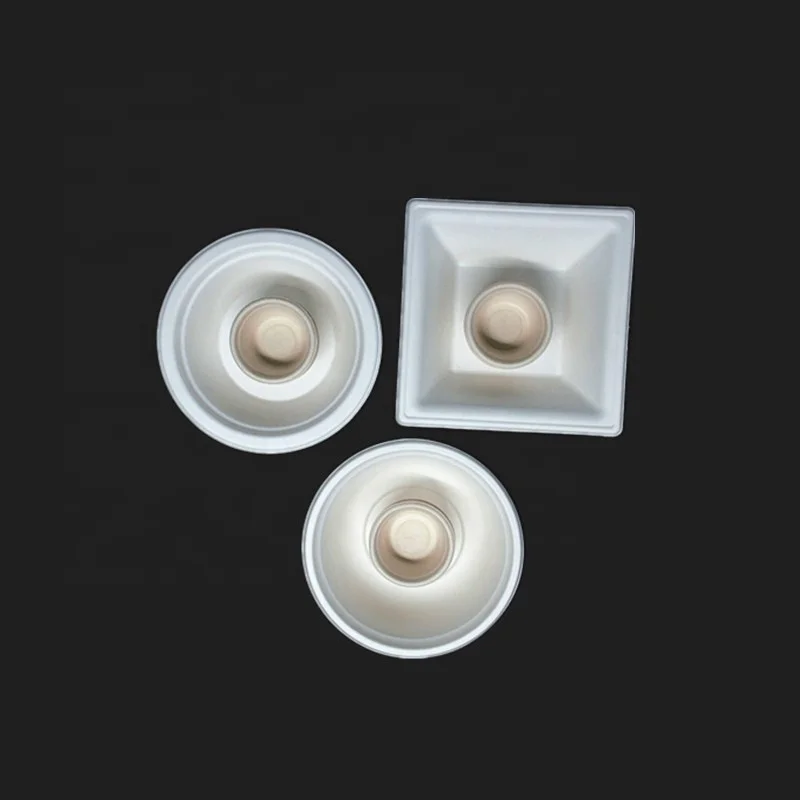 Biodegradable 55ml 2oz Biodegradable Paper Pulp  Bagasse Small Tea Cups