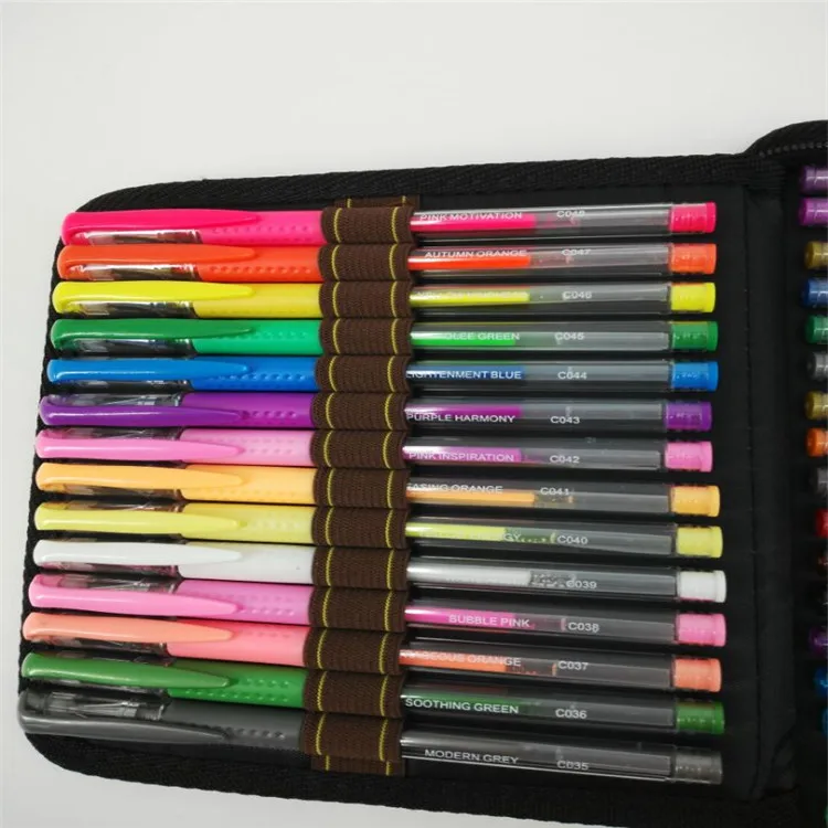 48 pcs Premium Ink Gel Pens Set With Case
