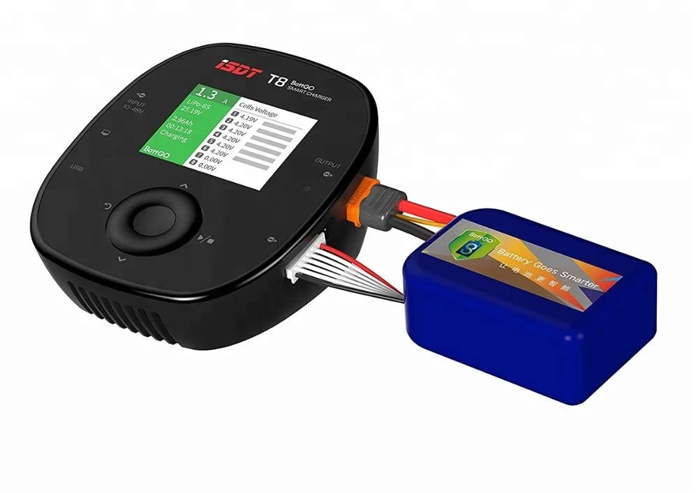 ISDT T8 BattGo 1000W 30A Smart Lipo Battery Balance Charger For 1-8S Lipo Battery