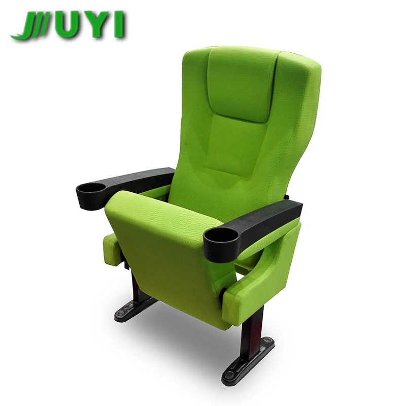JY-614 Portable Sale Cheap Plastic Interlocking Cinema Lecture Chair Concert Music Hall Chairs Cup Holder Auditorium Seating