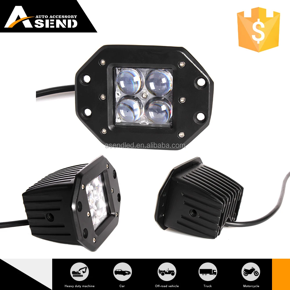 Good Price LED Work Light 16W with Flash Spot Beam 4D Off Road Driving Light for 4x4 Aotu