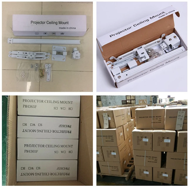 New design cheap fixed bracket screen projector for multi-media system