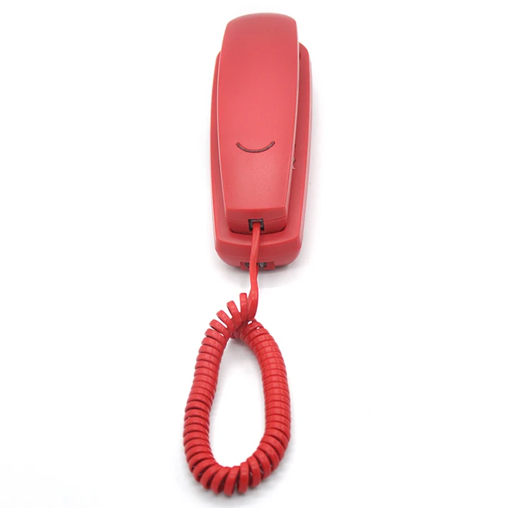 Shenzhen Mini Desktop and Mountable Slim Phone for Home Decoration with Last Number Redial Function