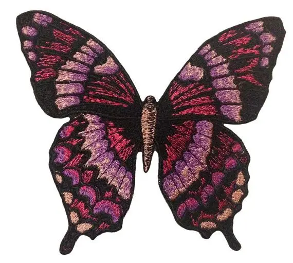 popular beautiful butterfly design  iron on embroidery patch