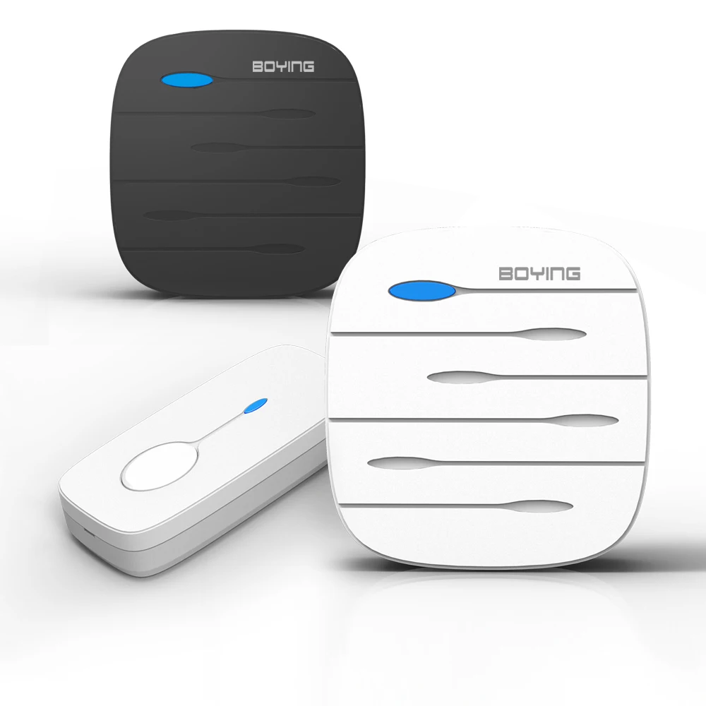 
Waterproof high quality New design 100m LED Musical flash Deaf alarm christmas doorbell brands Wireless Doorbell for Apartmnet 