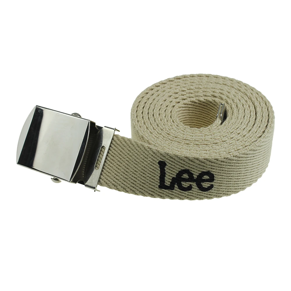 
Metal Beer Bottle Opener Buckle Cotton Canvas Belt for Promotion Gift 